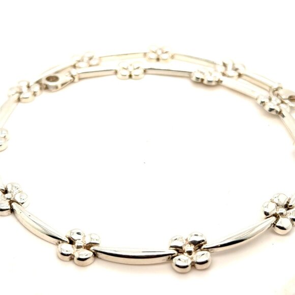 925 Milor Flower Station Necklace - Picture 2 of 7